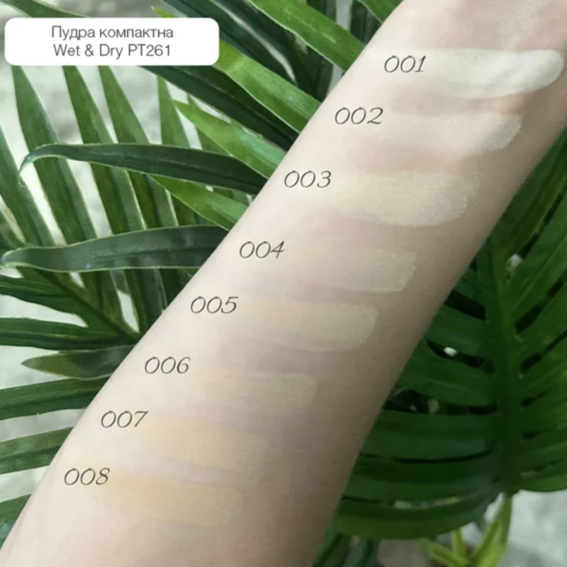 Kompaktowy puder do twarzy TopFace / Instyle - Wet & Dry Powder (PT261) / 003 - Nude, 10 g