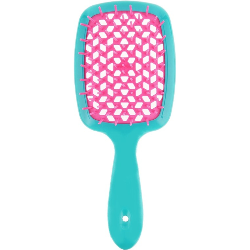Расческа для волос Hair Brush - бирюзовая ручка с малиновой серединой | в коробке |