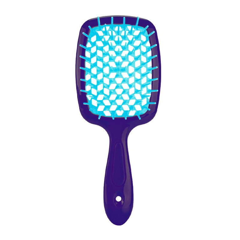 Расческа для волос Hair Brush - синяя ручка с голубой серединой (в пакете)