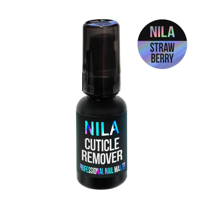 Ремувер для видалення кутикули лужної Nila - Cuticle Remover -Strawberry, 30 мл