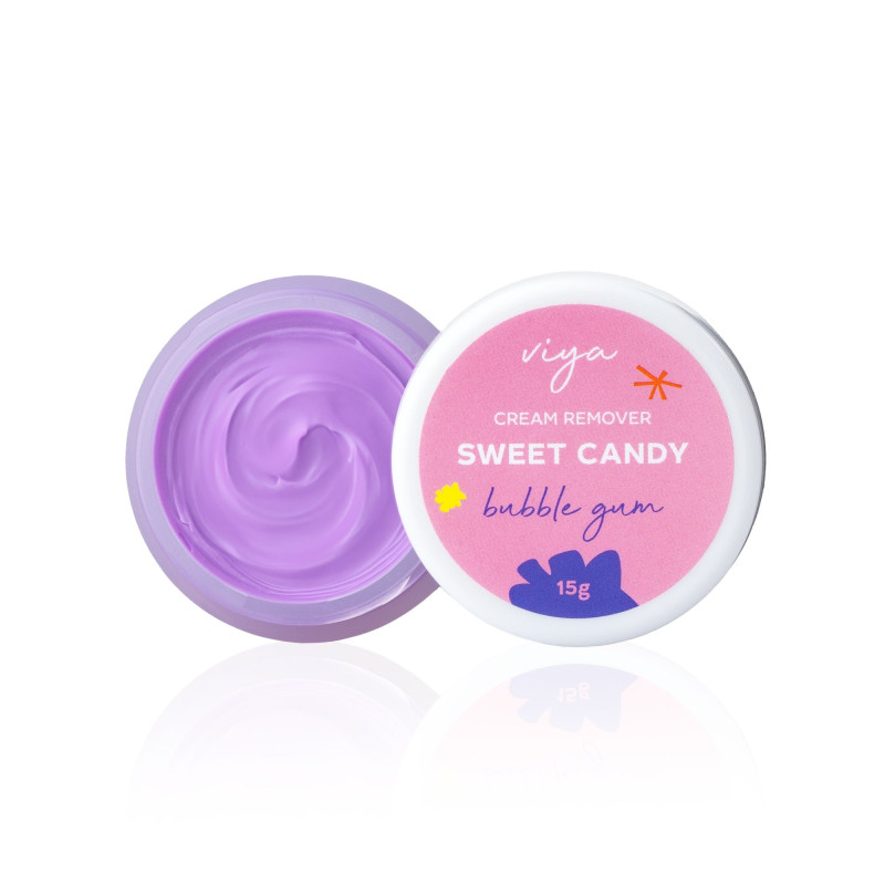 Krem do usuwania rzęs Viya - Krem do usuwania rzęs Sweet Candy - BUBBLE GUM, 15 g
