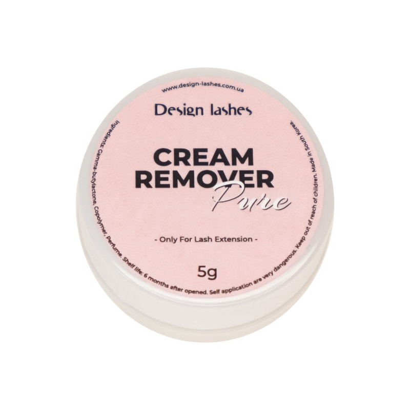 Ремувер кремовый для снятия ресниц Design Lashes / Cream Remover / Pure (без запаха), 5 г (мини)