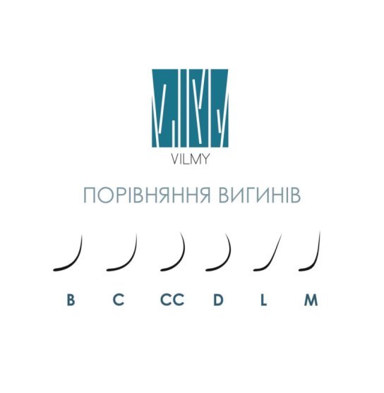Ресницы для наращивания VILMY VIYA / mix D / 0,07 / 9-12 мм / черные