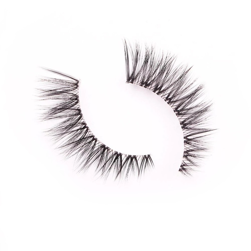 Ресницы накладные многоразовые + клей ZIDIA Lashes Red Carpet Collection (clear band) / Catherine