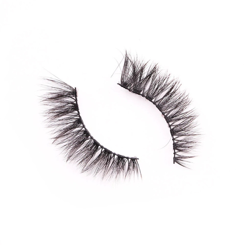 Ресницы накладные многоразовые + клей ZIDIA Lashes Red Carpet Collection (clear band) / Lola