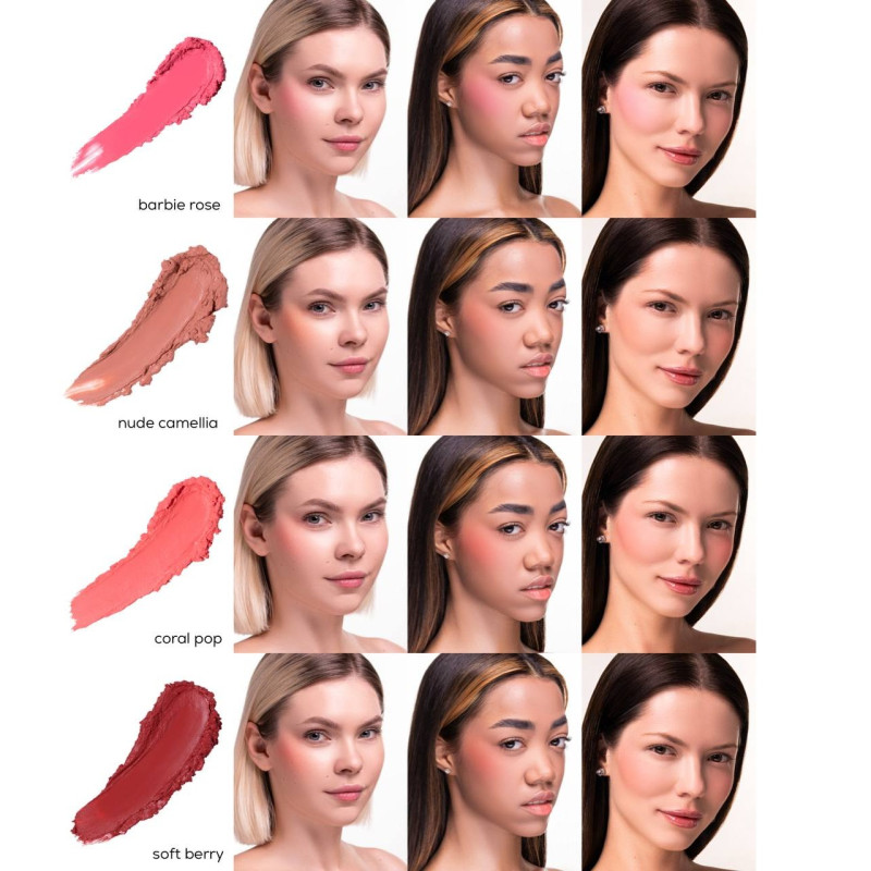 Róż w kremie ZOLA - CREAM BLUSH - SOFT BERRY