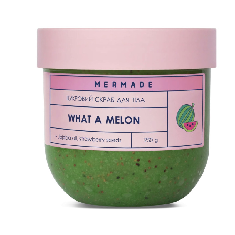 Сахарный скраб для тела MERMADE / What a Melon, 250 г