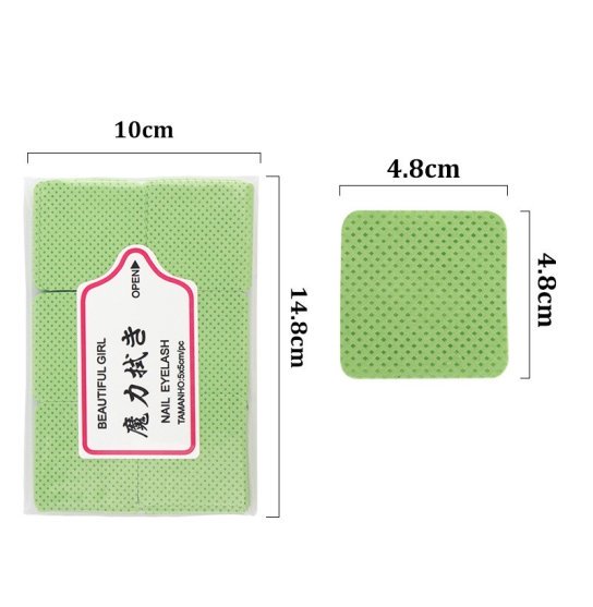 Lint-free wipes WITH PERFORATION - Beautiful girl, pack (300 pcs) thick - pink