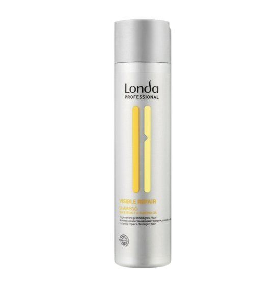 Szampon do włosów zniszczonych Londa Professional - Visible Repair Shampoo, 250 ml