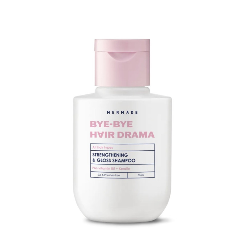 Szampon wzmacniający i nabłyszczający włosy MERMADE / Szampon wzmacniający i nabłyszczający, 85 ml