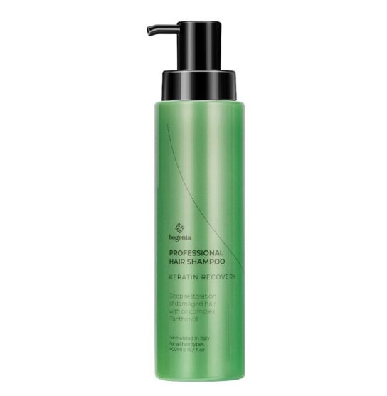 Шампунь для волос безсульфатный Bogenia "Keratin Recovery" Professional Hair Shampoo (BG404), 400 мл