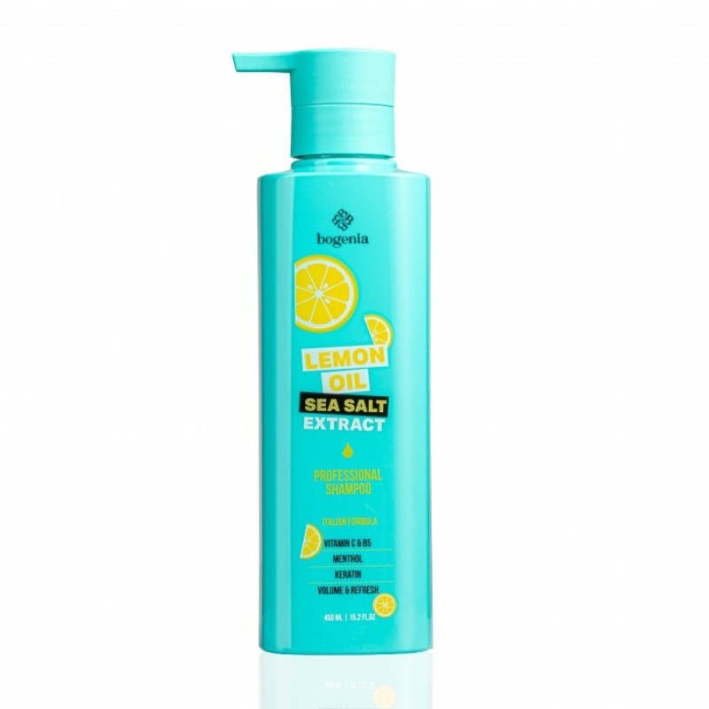 Bogenia Lemon Oil & Sea Salt Shampoo (BG440 No. 001), 450 ml