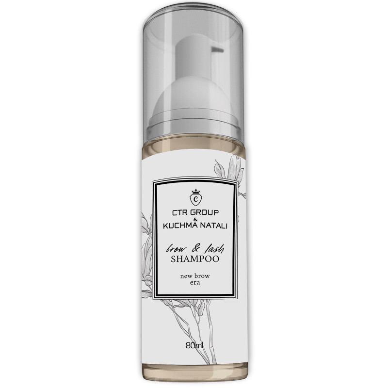 Shampoo foam for eyebrows and eyelashes CTR GROUP & KUCHMA NATALI, 80 ml