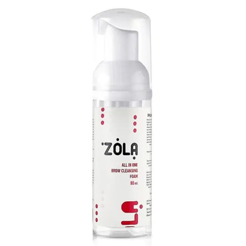 Шампунь-піна для брів Zola, 80 мл (шамп-піна МІНІ)