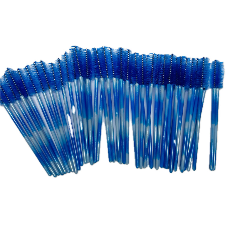 Pędzelki do brwi i rzęs Blue Lolipops, opakowanie 50 sztuk – RABAT