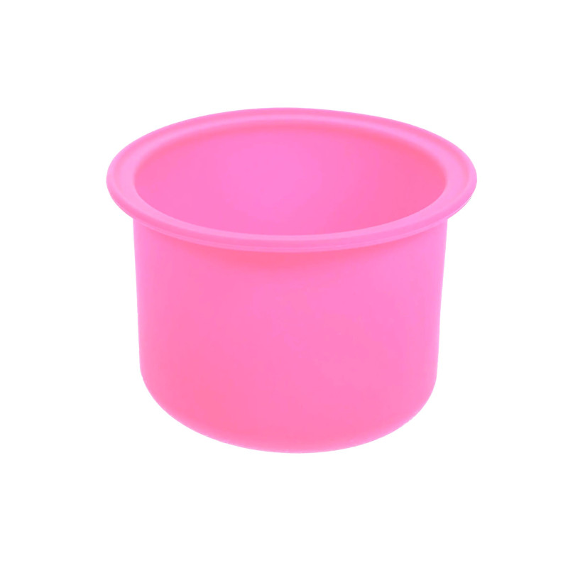 Silicone bowl for mini wax melter, replaceable for 200 ml / pink, 1 pc.