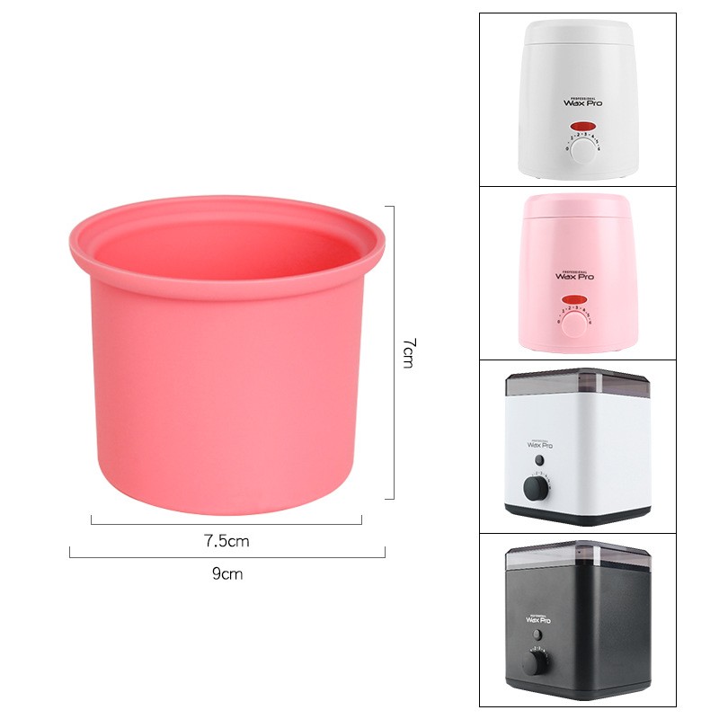 Silicone bowl for mini wax melter, replaceable for 200 ml / pink, 1 pc.