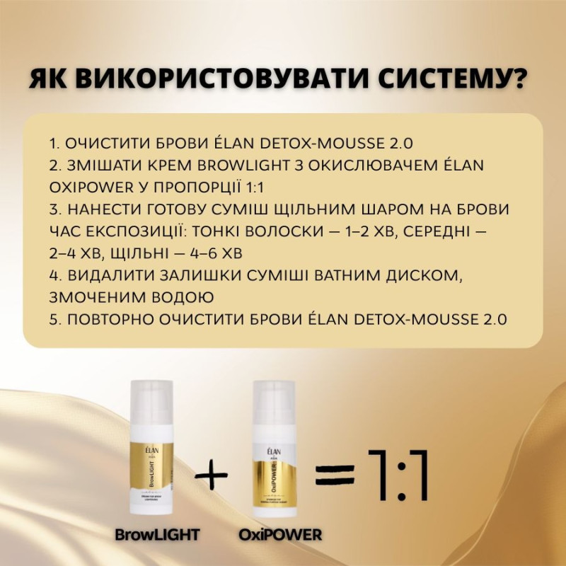 Крем для освітлення брів ELAN х Asia - BrowLIGHT, 10 мл