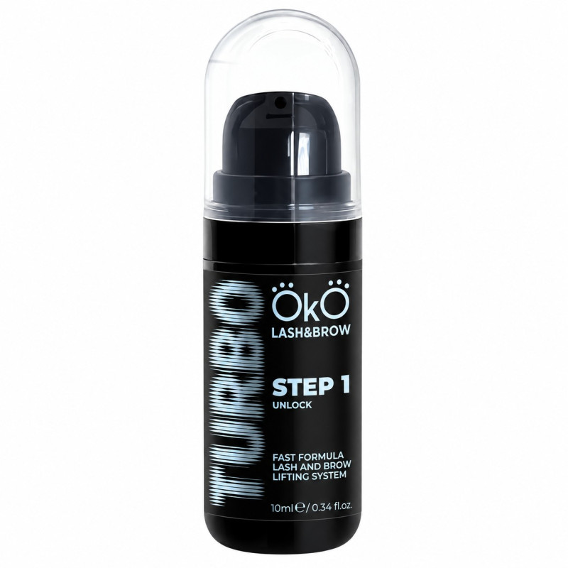 Preparat do laminacji rzęs i brwi OKO - TURBO - STEP 1 UNLOCK (słoiczek, 10 ml)