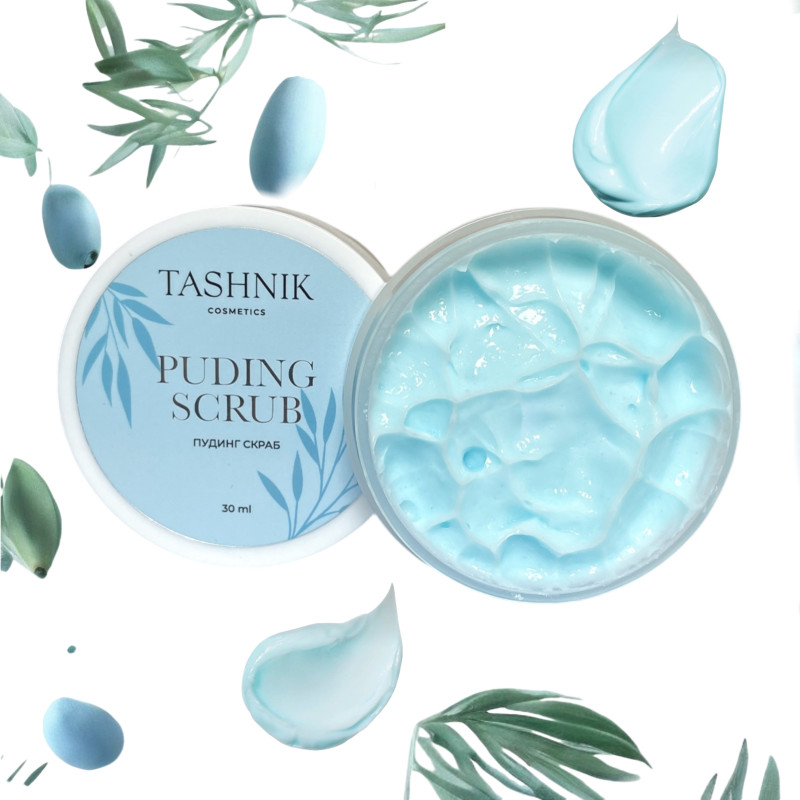 Peeling do brwi i twarzy Tashnik / PUDING SCRUB, 30 ml - WYPRZEDAŻ (termin ważności 08.26)