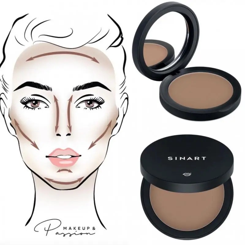 Korektor zygomatyczny Sinart / CONTOURPRO PUDER DO RZEŹBIENIA / SP1, 10 g