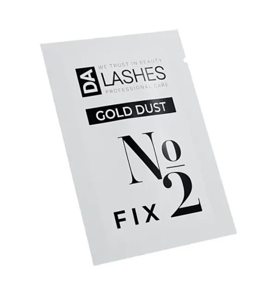 Kompozycja do laminowania rzęs Dalashes GOLD DUST / No. 2 Fix, saszetka 1,5 ml