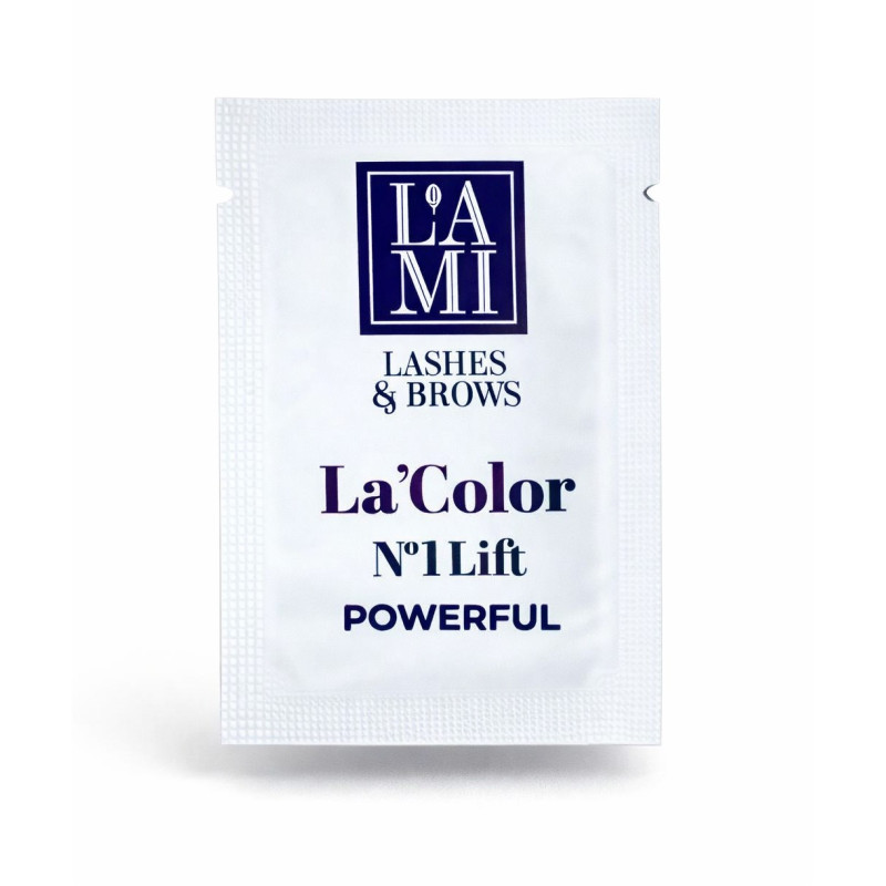 Склад для ламінування вій та брів Lami Lashes - La'Color POWERFUL №1 Lift, 2 мл (саше)