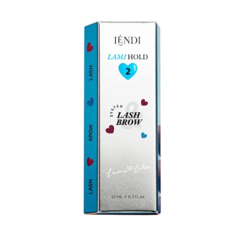 Lendi "Lami Like" Płyn do laminowania rzęs i brwi - nr 2 Lami Hold (słoik, 10 ml)
