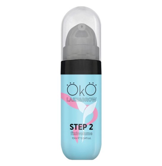 Composition for lamination of eyelashes and eyebrows OKO / STEP 2 FIX (jar, 10 ml)