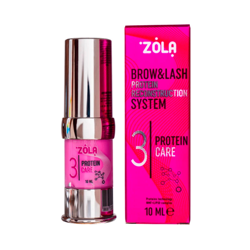 Состав для ламинирования ZOLA - Protein - 03 Protein Care - РОЗОВАЯ баночка, 10 мл
