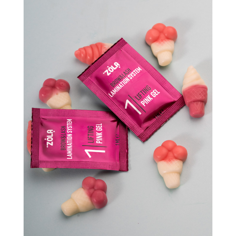 Skład laminacji ZOLA / Color Lab - 01 Lifting Pink Gel - saszetka, 1 ml