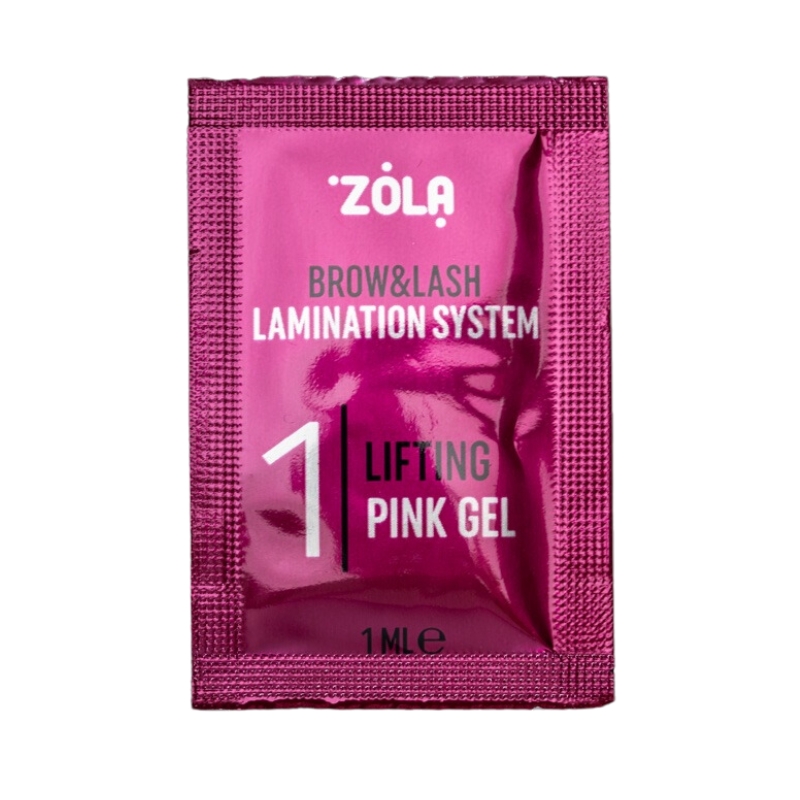 Skład laminacji ZOLA / Color Lab - 01 Lifting Pink Gel - saszetka, 1 ml