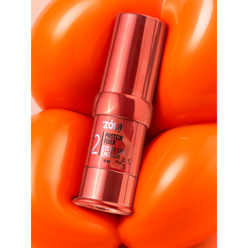 Lamination composition ZOLA - Color Lab Emotion - 02 Protein Fixer, 10 ml (orange-blue box)