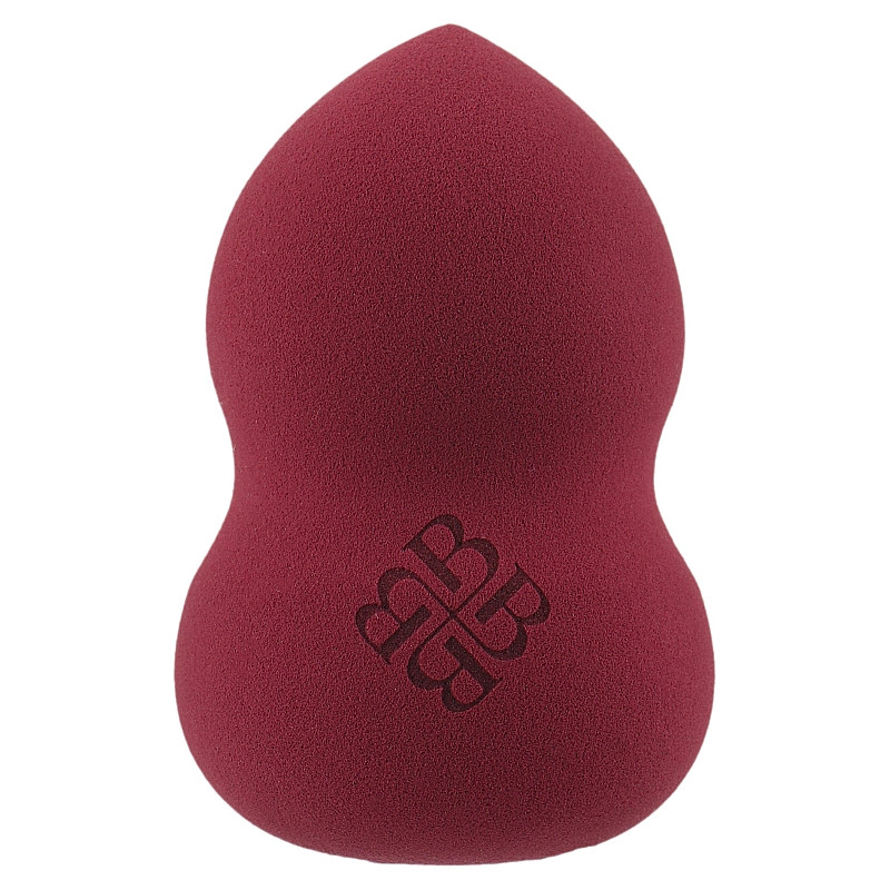 Спонж для макияж Bogenia BG319-2 / бордовый, форма груша