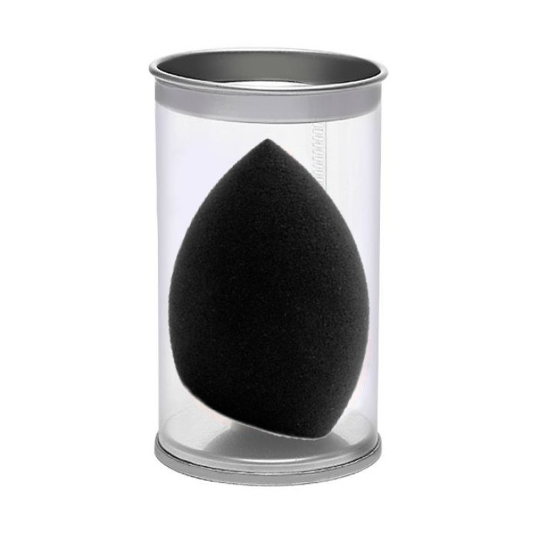 Спонж для макияжа BeautyBlender в БАНОЧКЕ / черный скосый