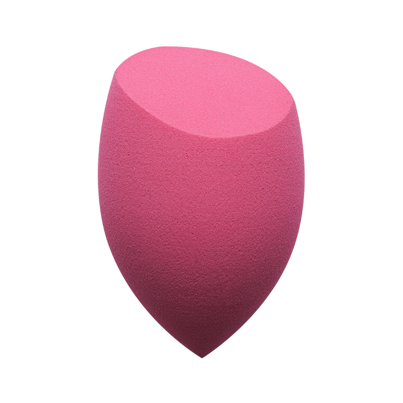 BeautyBlender Makeup Sponge in Bag - Raspberry Angled
