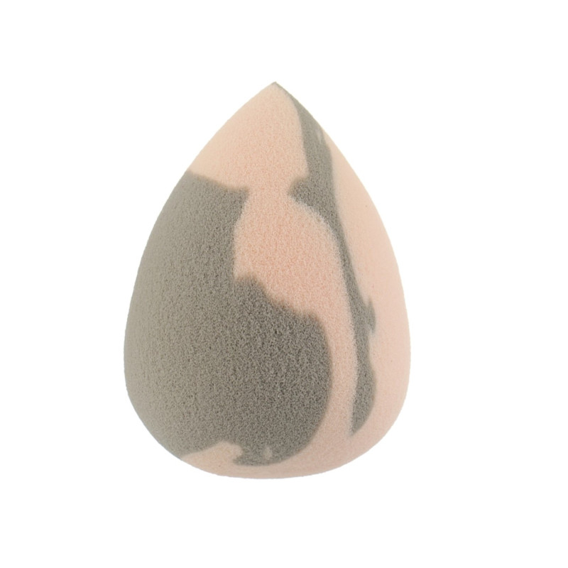 Gąbka do makijażu super soft ZOLA / szaro-różowa kropla
