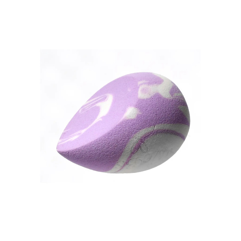 Makeup sponge WoBs / purple-white (WS04) drop with bevel