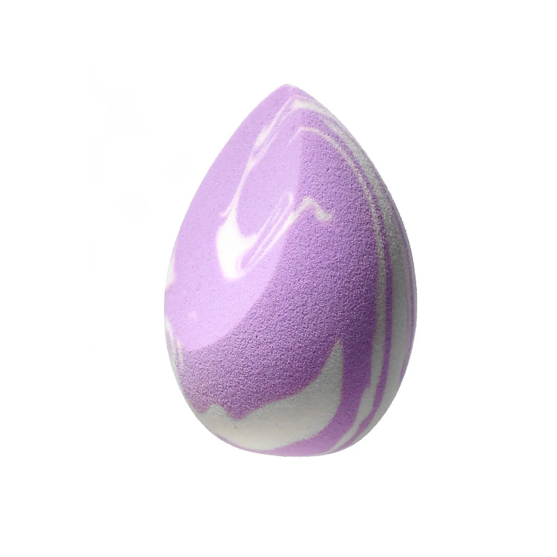 Makeup sponge WoBs / purple-white (WS04) drop with bevel
