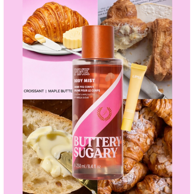 PINK Buttery Sugary Body Mist (Edycja Limitowana), 250 ml