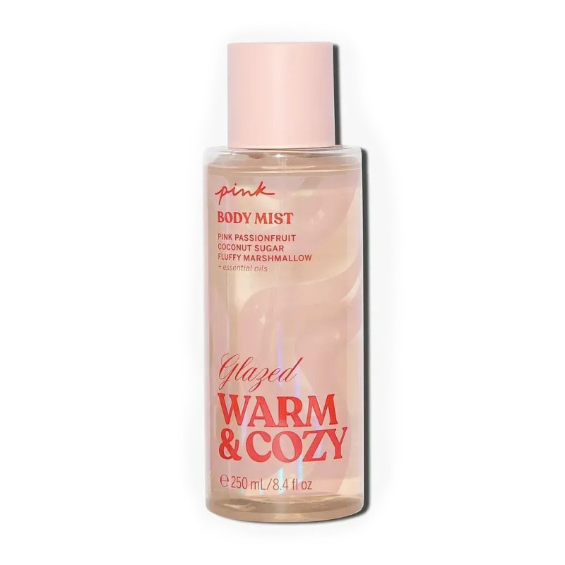 PINK Glazed Warm & Cozy Perfumed Body Spray, 250 ml