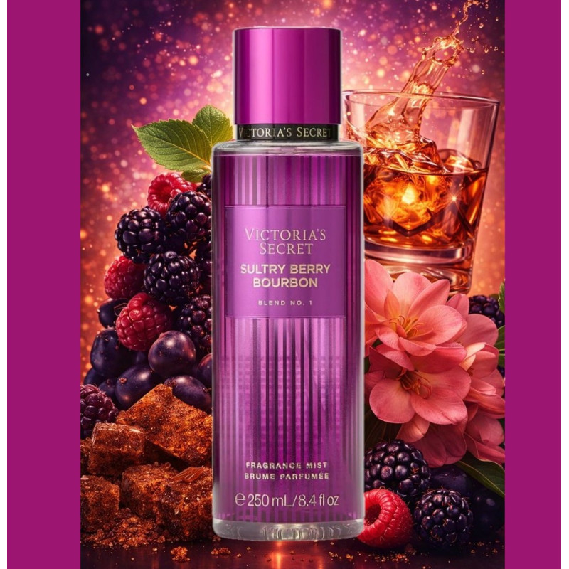 Спрей для тела парфюмированный Victoria’s Secret - Sultry Berry Bourbon (Limited Edition), 250 мл