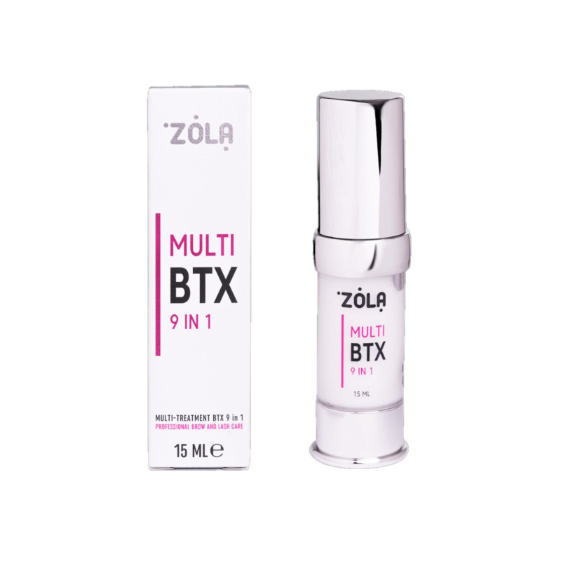Multifunctional eyebrow and eyelash product Zola / Multi BTX 9 in 1 / JAR, 15 ml