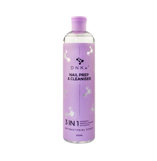 Środek dezynfekujący i usuwający lepką warstwę DNKa / Nail Prep & Cleanser 3 w 1, 500 ml