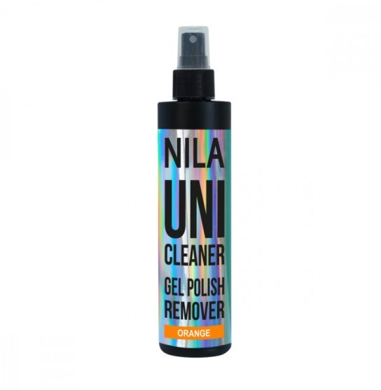 Средство для снятия гель-лака с распылителем Nila - Uni Cleaner Remover - Orange, 250 мл - УЦЕНКА