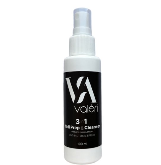 Universal VALERI 3in1 Nail Prep & Cleanser, 100 ml