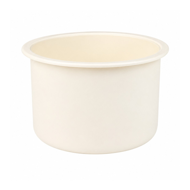 Replacement silicone bowl for wax warmer, 400 ml - white