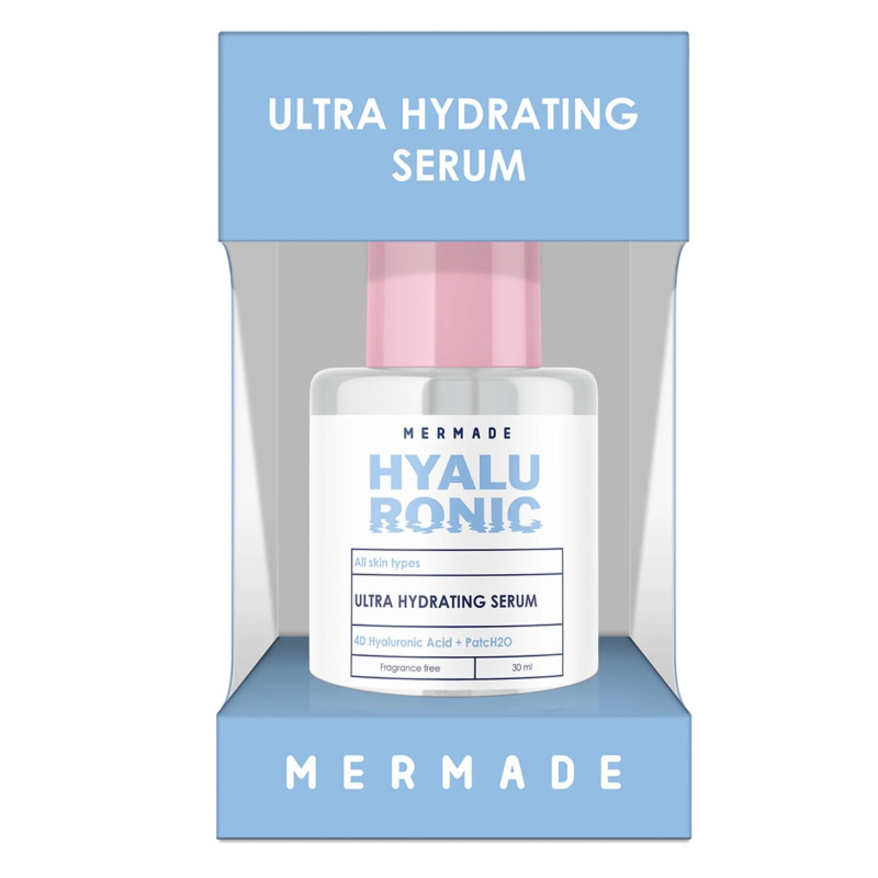 Ultranawilżające serum wzmacniające do twarzy MERMADE / Hialuronic / Ultra Hydrating Serum, 30 ml