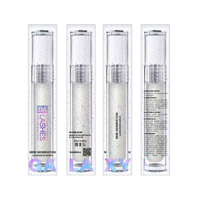 Serum na wzrost i wzmocnienie rzęs i brwi Dalashes / GALAXY, 7 ml