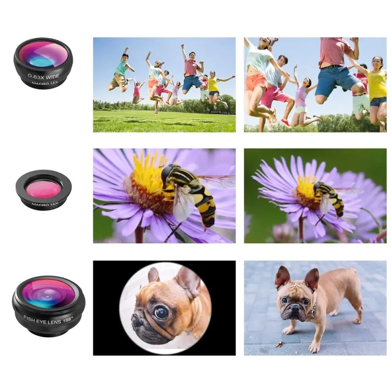 Телескоп та набір лінз для телефону APEXEL / 18X Telescope Lens Kit / APL-T18XBZJ5